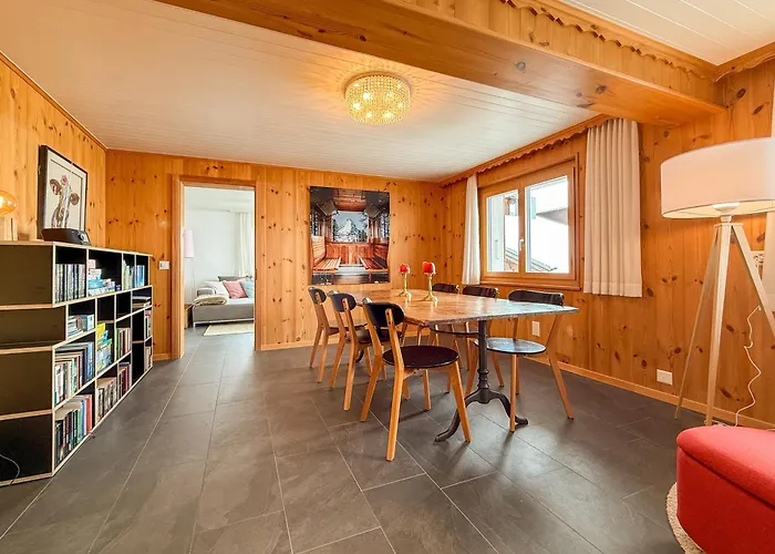 With Mountain View Apartment Bettmeralp